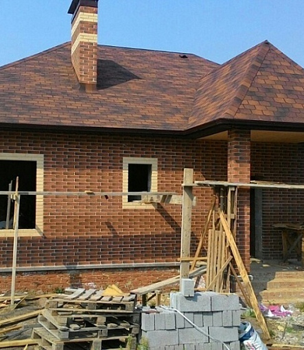 Гибкая черепица, серия PREMIUM, коллекция ЦЮРИХ, цвет Кофе - 2