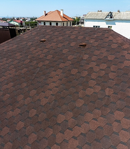 Гибкая черепица, серия PREMIUM, коллекция ШЕФФИЛД, цвет Бисквит - 4