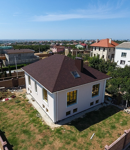 Гибкая черепица, серия PREMIUM, коллекция ШЕФФИЛД, цвет Бисквит - 2