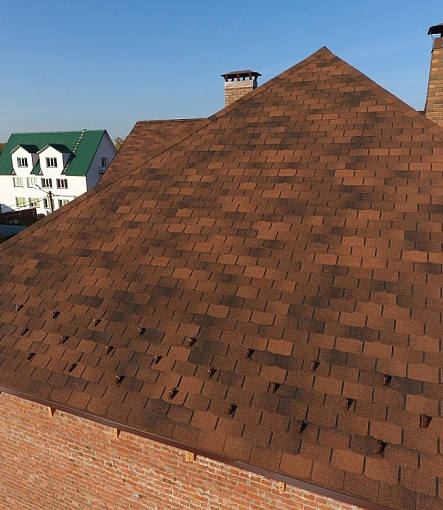 Гибкая черепица, серия PREMIUM, коллекция ЦЮРИХ, цвет Кофе - 3