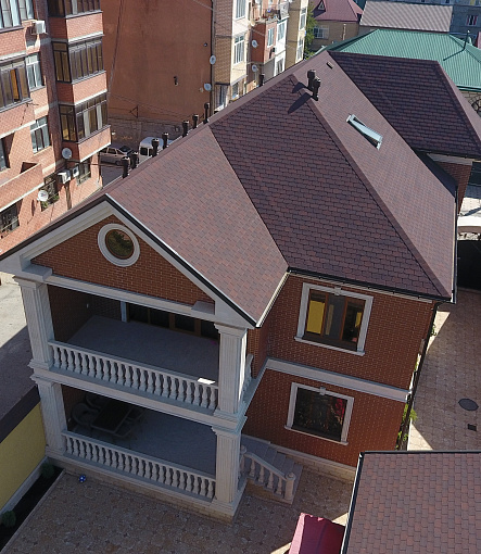 Гибкая черепица, серия PREMIUM, коллекция ЦЮРИХ, цвет Чили - 6