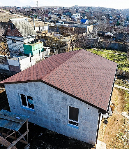 Гибкая черепица, серия STANDARD, коллекция ТЕТРИС, цвет Красный - 2