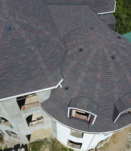 Гибкая черепица, серия PREMIUM, коллекция ЖЕНЕВА, цвет Изюм - 4