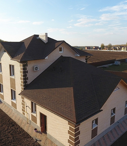 Гибкая черепица, серия PREMIUM, коллекция ЖЕНЕВА, цвет Арахис - 1