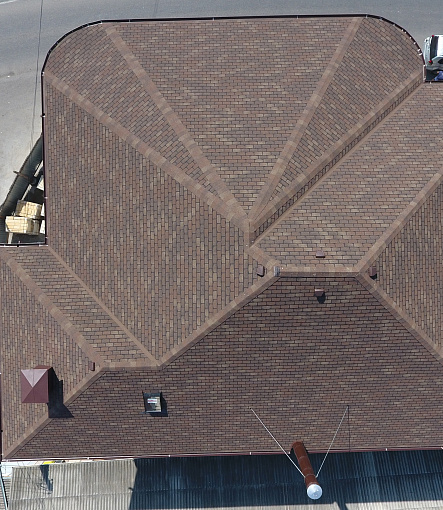 Гибкая черепица, серия PREMIUM, коллекция ЖЕНЕВА, цвет Арахис - 4