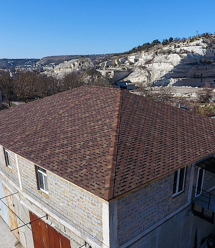 Гибкая черепица, серия PREMIUM, коллекция ГЕНУЯ, цвет Амаретто - 1