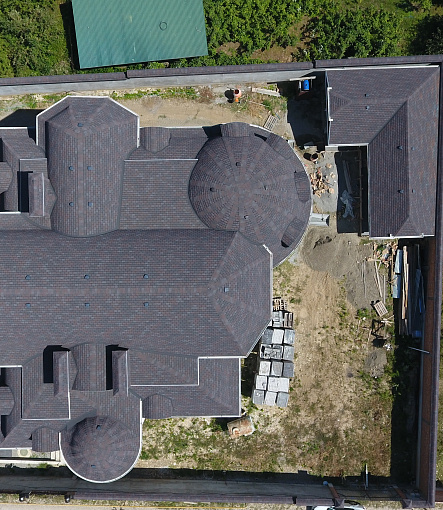 Гибкая черепица, серия PREMIUM, коллекция ЖЕНЕВА, цвет Изюм - 1