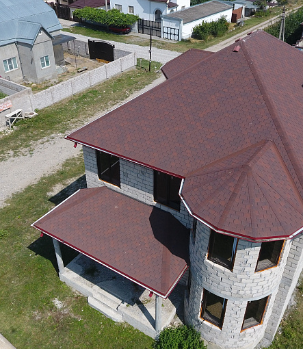 Гибкая черепица, серия PREMIUM, коллекция ЦЮРИХ, цвет Чили - 4