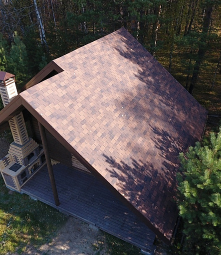 Гибкая черепица, серия PREMIUM, коллекция ЦЮРИХ, цвет Кофе - 1