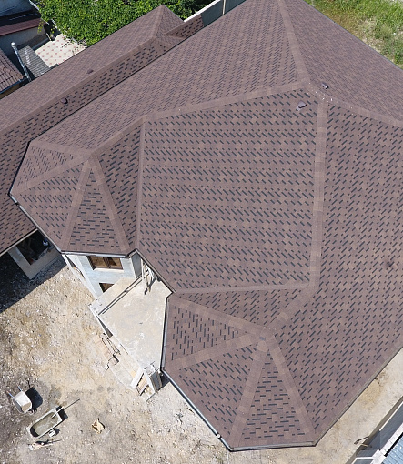 Гибкая черепица, серия PREMIUM, коллекция ГЕНУЯ, цвет Кунжут - 10