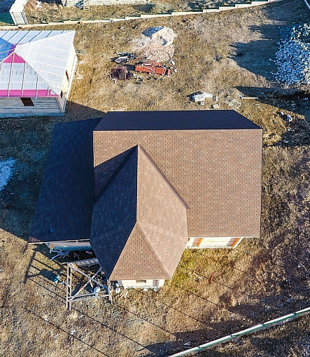 Гибкая черепица, серия PREMIUM, коллекция ЦЮРИХ, цвет Арахис - 7