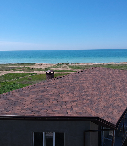 Гибкая черепица, серия PREMIUM, коллекция САППОРО, цвет Кофе - 2