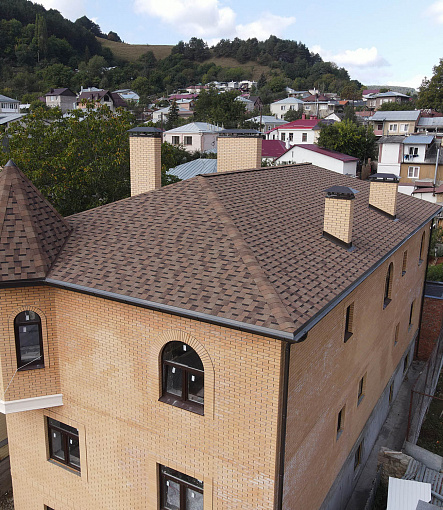 Ламинированная черепица, серия DRAGON PREMIUM, цвет Капучино - 3