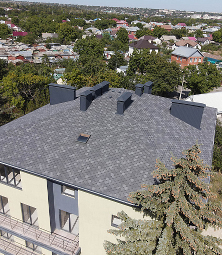 Гибкая черепица, серия PREMIUM, коллекция НИЦЦА, цвет Фладен - 2