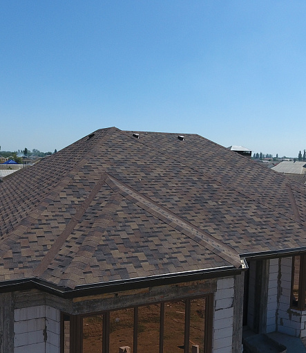 Гибкая черепица, серия PREMIUM, коллекция ГЕНУЯ, цвет Трюфель - 1