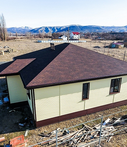 Гибкая черепица, серия STANDARD, коллекция КОЛЬЧУГА, цвет Коричневый - 4