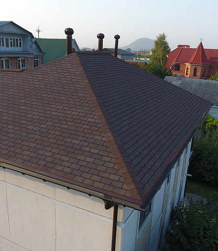 Гибкая черепица, серия PREMIUM, коллекция ЖЕНЕВА, цвет Арахис - 5