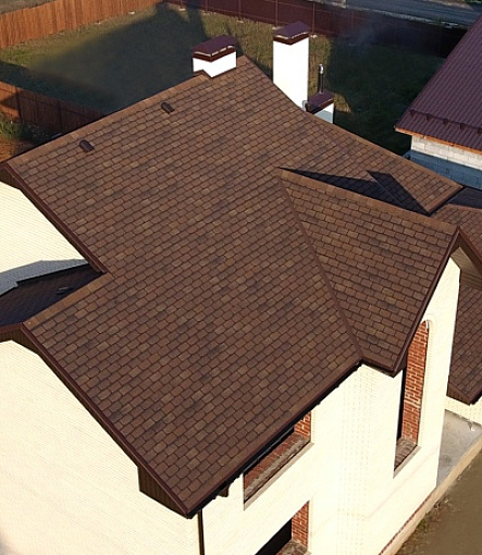 Битумная черепица, Серия Premium, Коллекция Женева, Цвет Арахис - 1