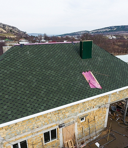 Гибкая черепица, серия STANDARD, коллекция СОТА, цвет Зеленый - 7