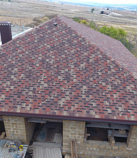 Гибкая черепица, серия PREMIUM, коллекция ГЕНУЯ, цвет Мускат - 6