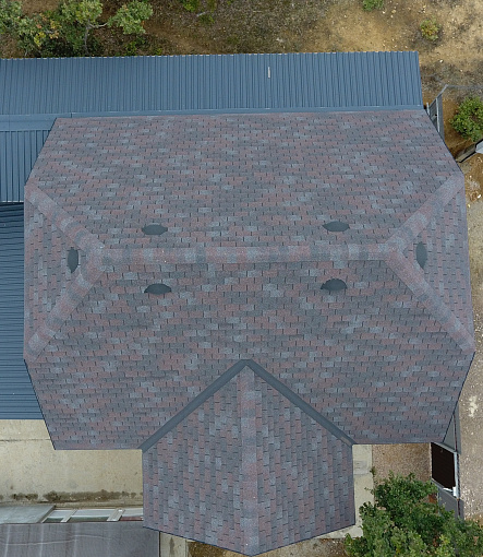 Гибкая черепица, серия PREMIUM, коллекция ЦЮРИХ, цвет Изюм - 4