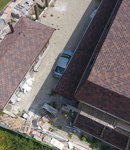 Гибкая черепица, серия PREMIUM, коллекция ГЕНУЯ, цвет Кофе - 2