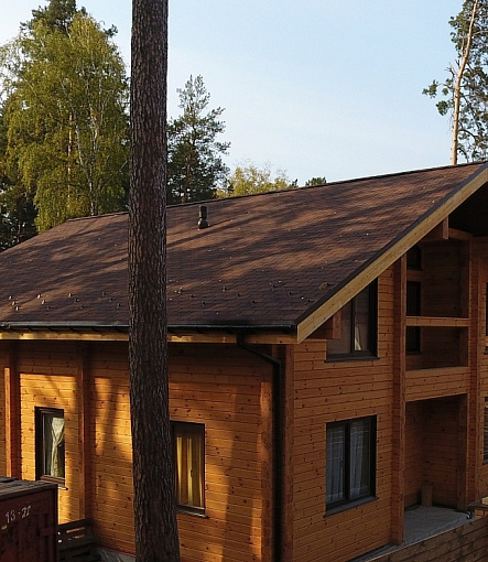 Гибкая черепица, серия PREMIUM, коллекция ЦЮРИХ, цвет Кофе - 1