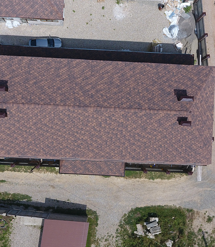 Гибкая черепица, серия PREMIUM, коллекция ГЕНУЯ, цвет Кофе - 5