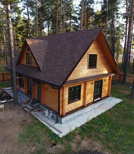 Гибкая черепица, серия PREMIUM, коллекция ЦЮРИХ, цвет Арахис - 2