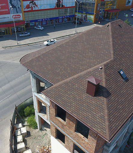 Гибкая черепица, серия PREMIUM, коллекция ЖЕНЕВА, цвет Арахис - 3