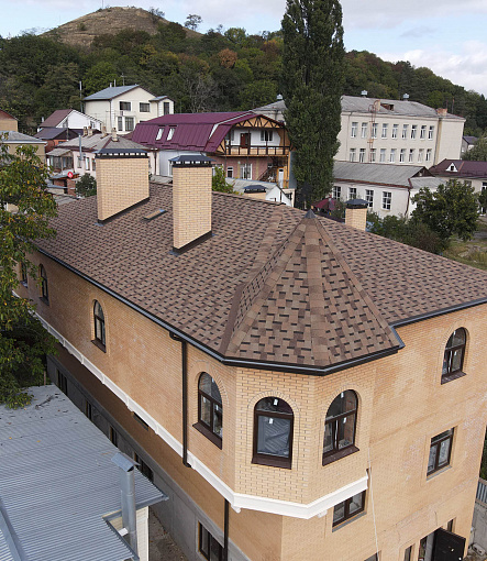 Ламинированная черепица, серия DRAGON PREMIUM, цвет Капучино - 2