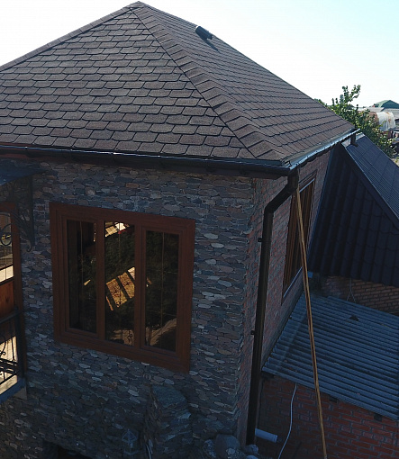 Гибкая черепица, серия PREMIUM, коллекция ЖЕНЕВА, цвет Арахис - 7