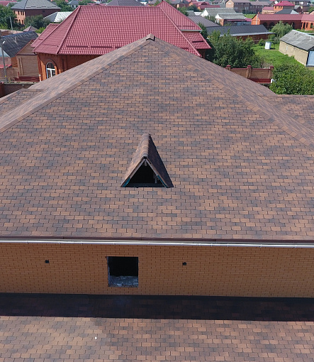 Гибкая черепица, серия PREMIUM, коллекция ЖЕНЕВА, цвет Кофе - 9