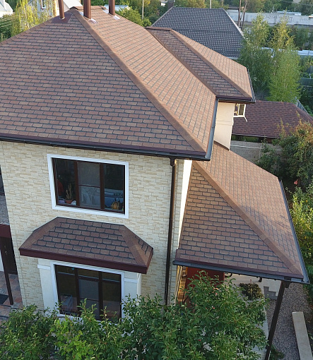 Гибкая черепица, серия PREMIUM, коллекция ЖЕНЕВА, цвет Арахис - 6