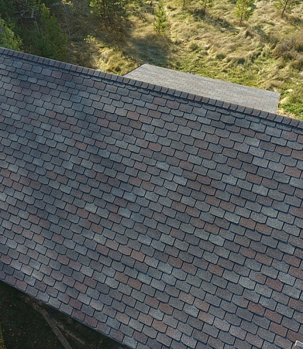 Гибкая черепица, серия PREMIUM, коллекция ЦЮРИХ, цвет Изюм - 3