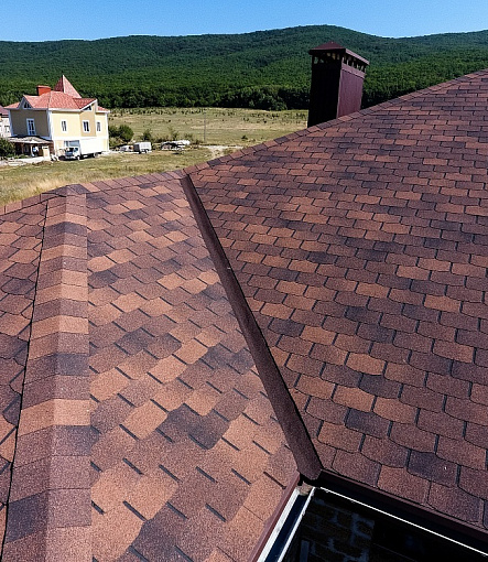 Гибкая черепица, серия PREMIUM, коллекция ЦЮРИХ, цвет Кофе - 7