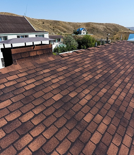 Гибкая черепица, серия PREMIUM, коллекция ЖЕНЕВА, цвет Кофе - 4