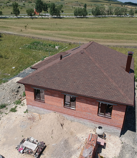 Гибкая черепица, серия PREMIUM, коллекция ЖЕНЕВА, цвет Арахис - 1