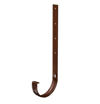 Кронштейн желоба металлический Премиум (Premium) Каштан, (RAL 8017)